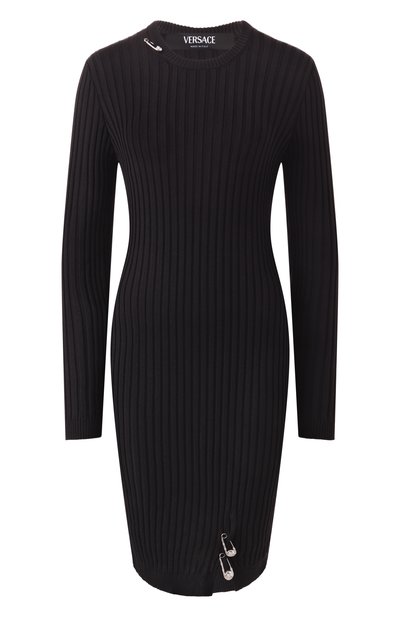 Женское платье из вискозы и шерсти VERSACE, арт. 1017773/1A12700
