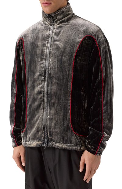 Бархатная толстовка DIESEL, арт. A18462/0AJFR, фото 3