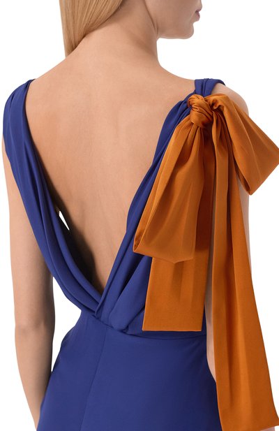 Шелковое платье SAINT LAURENT, арт. 858262/Y1L27, фото 4