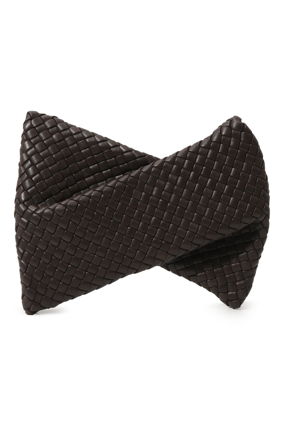 Клатч bv crisscross BOTTEGA VENETA темно-коричневого цвета по цене 217500 руб., арт. 640678/V01D1, фото 1 Клатч bv crisscross BOTTEGA VENETA, арт. 640678/V01D1, фото 1