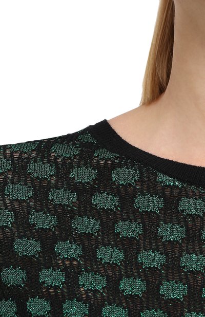 Платье из хлопка и вискозы REDVALENTINO черного цвета по цене 76350 руб., арт. UR3KD00B/5A4, фото 5 Платье из хлопка и вискозы REDVALENTINO, арт. UR3KD00B/5A4, фото 5