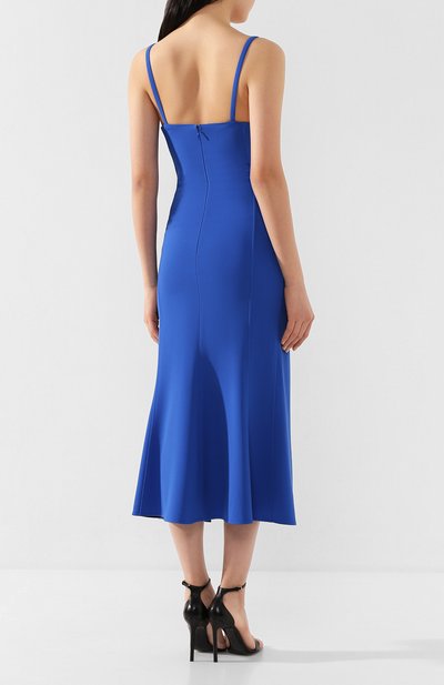 Платье VICTORIA BECKHAM синего цвета по цене 167500 руб., арт. 1120WDR000805A, фото 4 Платье VICTORIA BECKHAM, арт. 1120WDR000805A, фото 4