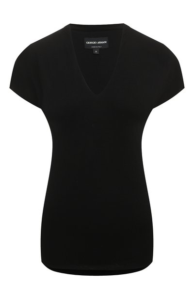 Женская футболка из вискозы и кашемира GIORGIO ARMANI, арт. 8NAM94/AJV7Z