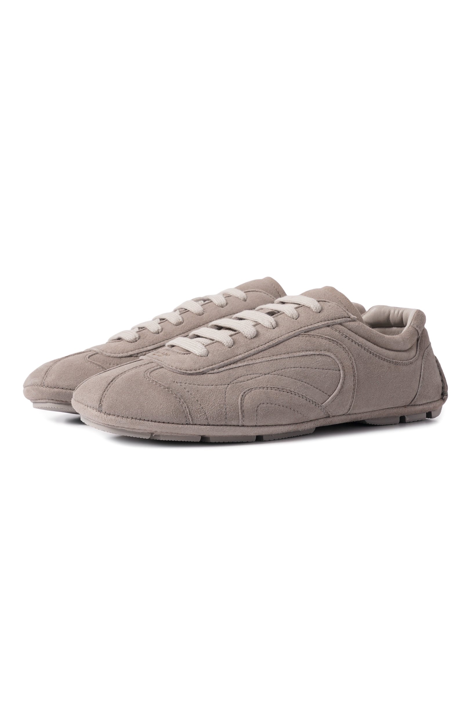 Замшевые кеды PRADA, арт. 4E1165F/G001008, фото 1