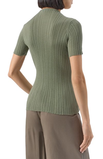 Топ из хлопка и  шелка AGNONA, арт. KT09015/7Q180M, фото 4