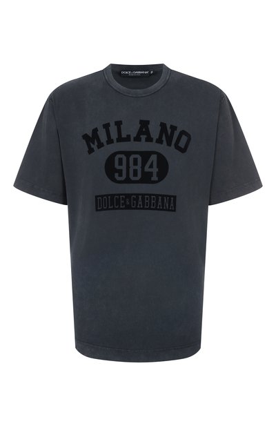 Мужская хлопковая футболка DOLCE & GABBANA, арт. G8RI4T/G7PK9