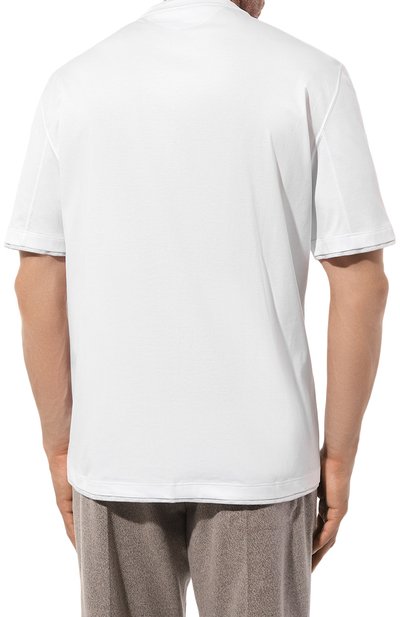 Хлопковая футболка BRUNELLO CUCINELLI, арт. M0B137427W, фото 4