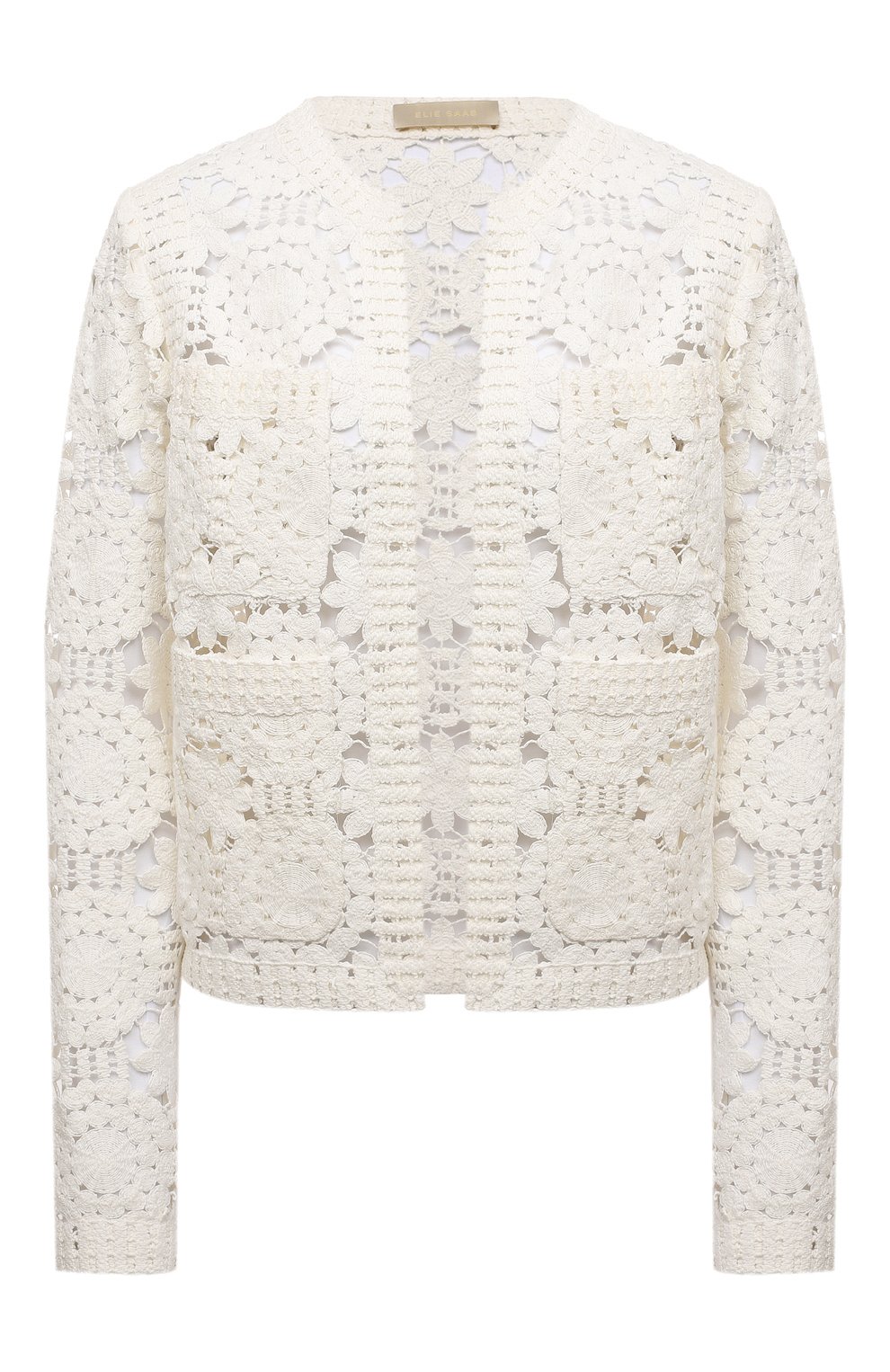 Хлопковый жакет ELIE SAAB, арт. 15170, фото 1