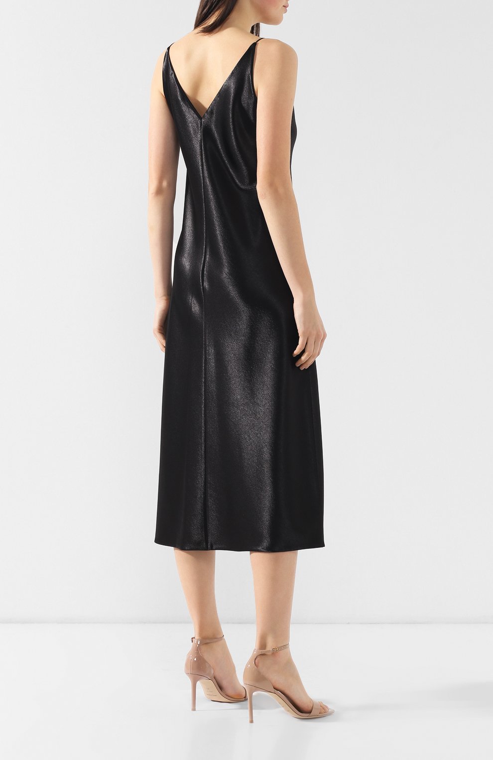 Атласное платье VINCE, арт. V547350999, фото 4