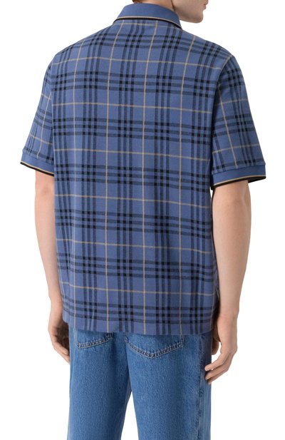 Хлопковое поло BURBERRY, арт. 8110104, фото 4