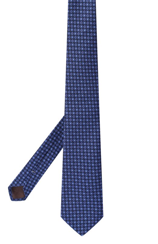 Шелковый галстук Canali 18/HJ04565 Синий  18/HJ04565 Фото 3
