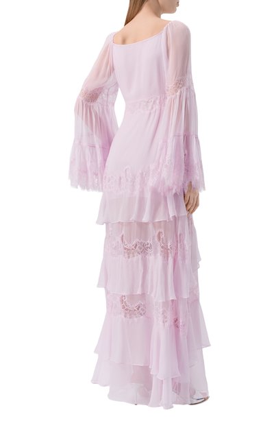 Шелковое платье LOVE SHACK FANCY, арт. D2993-3012, фото 3