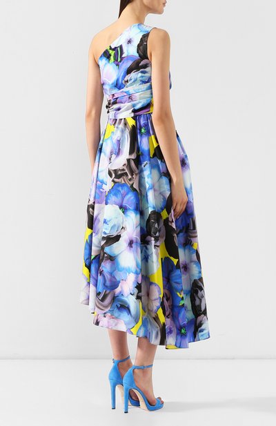 Хлопковое платье MSGM синего цвета по цене 48950 руб., арт. 2642MDA241 195355, фото 4 Хлопковое платье MSGM, арт. 2642MDA241 195355, фото 4