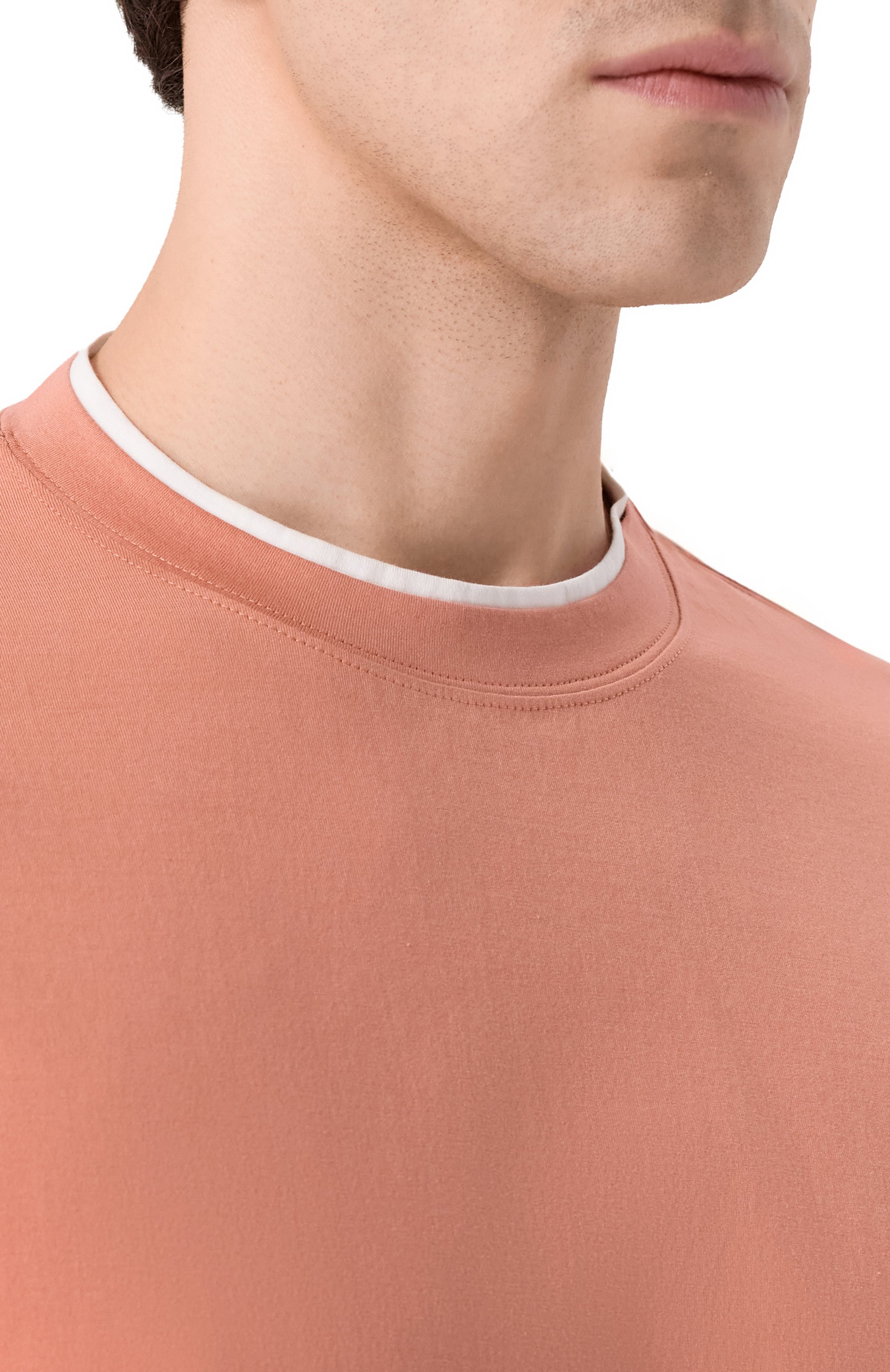 Хлопковая футболка BRUNELLO CUCINELLI, арт. M0B137427, фото 5