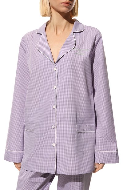 Хлопковая пижама PRIMROSE сиреневого цвета по цене 17000 руб., арт. 1W.109RB.X029, фото 3 Хлопковая пижама PRIMROSE, арт. 1W.109RB.X029, фото 3