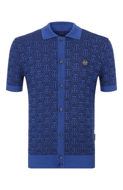 Мужская рубашка из шелка и хлопка PHILIPP PLEIN, арт. SAFC MKK0313 PTE076N