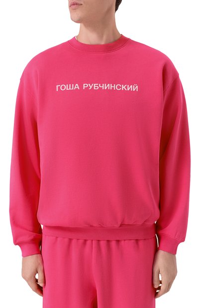 Хлопковый свитшот ГОША РУБЧИНСКИЙ, арт. SW_0104_PINK, фото 3