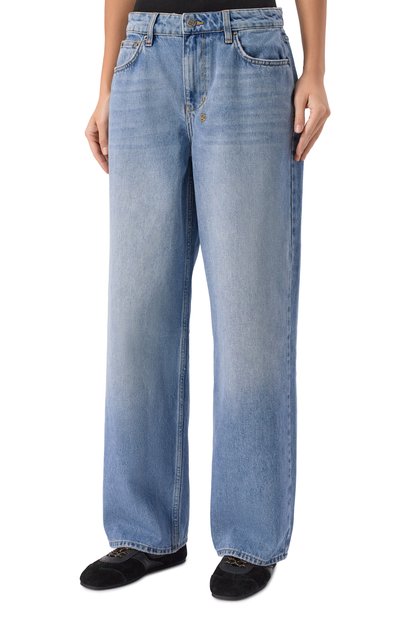 Джинсы empire KSUBI голубого цвета по цене 31500 руб., арт. WFA25DJ036, фото 3 Джинсы empire KSUBI, арт. WFA25DJ036, фото 3