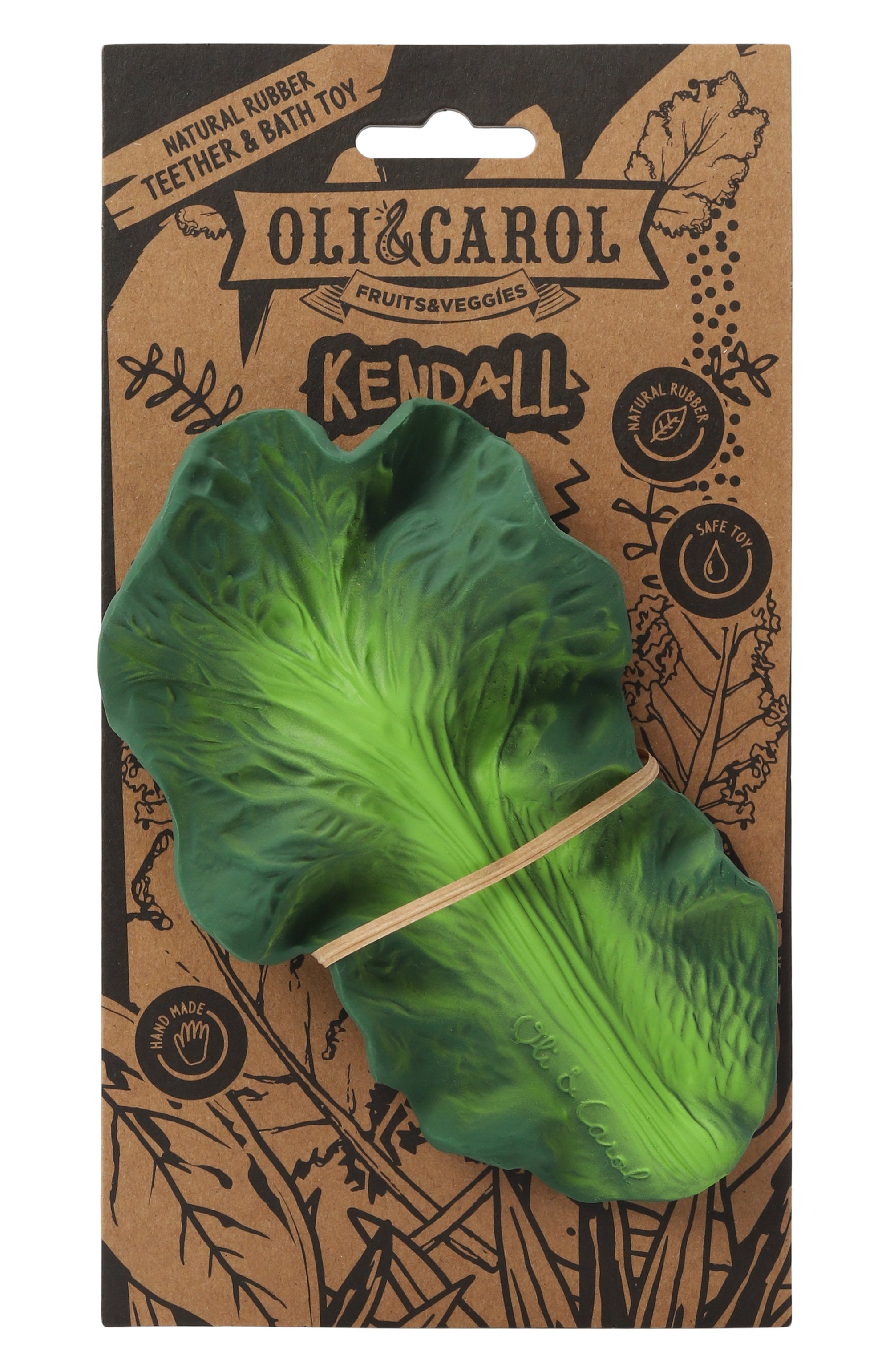 Игрушка-прорезыватель для зубов kendall the kale OLI&CAROL, арт. L-KALE-UNIT, фото 1