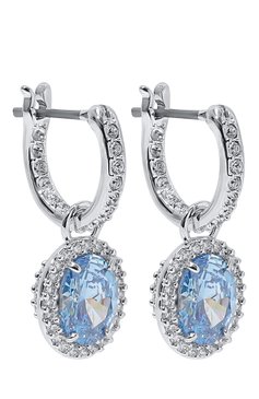 Женские серьги constella SWAROVSKI синего цвета, арт. 5671817 | Фото 1 (Региональные ограничения белый список (Axapta Mercury): Не проставлено; Нос: Не проставлено; Материал: Металл, Кристаллы)