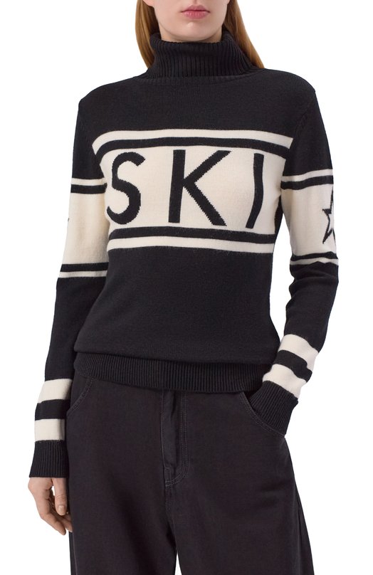 Шерстяной свитер Perfect Moment W3000075/1703 Чёрно-белый  W3000075/1703 Фото 3