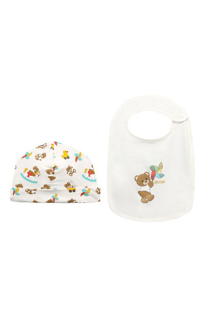 Комплект из шапки и нагрудника MOSCHINO, арт. MUY060/LAB92, фото 1