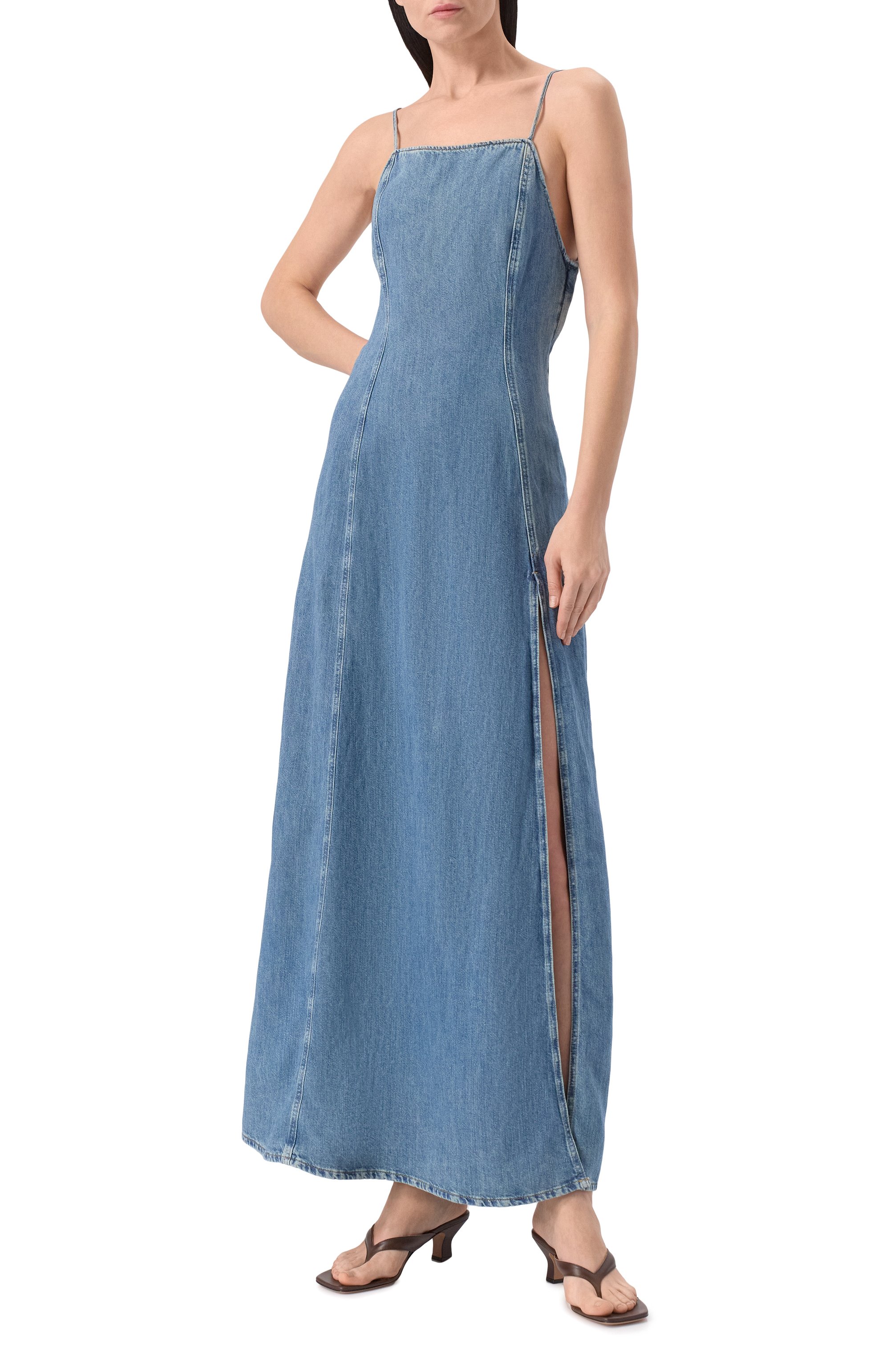 Джинсовое платье 7 FOR ALL MANKIND, арт. 7U016U03AIA, фото 3