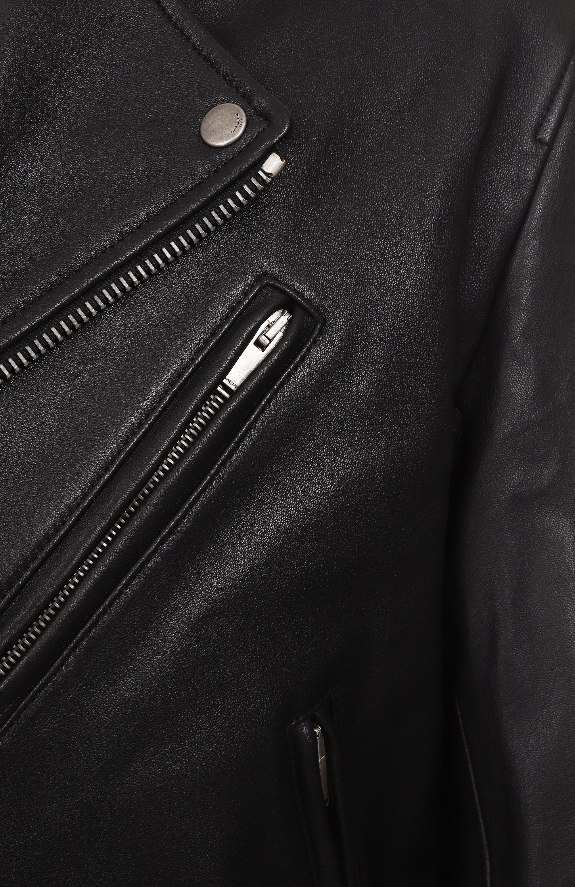 Кожаная куртка SAINT LAURENT, арт. 822089/YC0Q2, фото 6