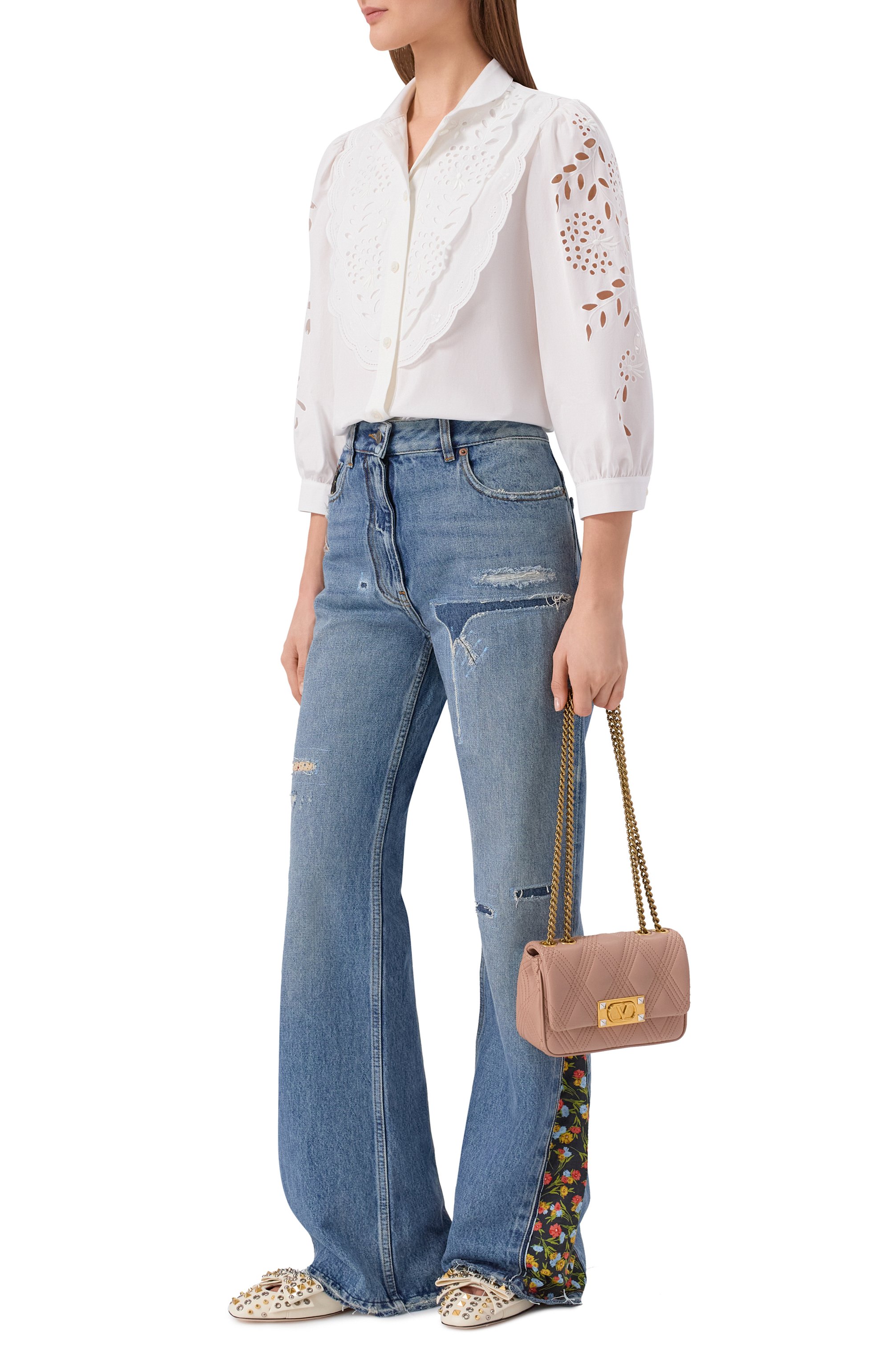 Хлопковая рубашка VALENTINO, арт. 8B3AB820/9VN, фото 2