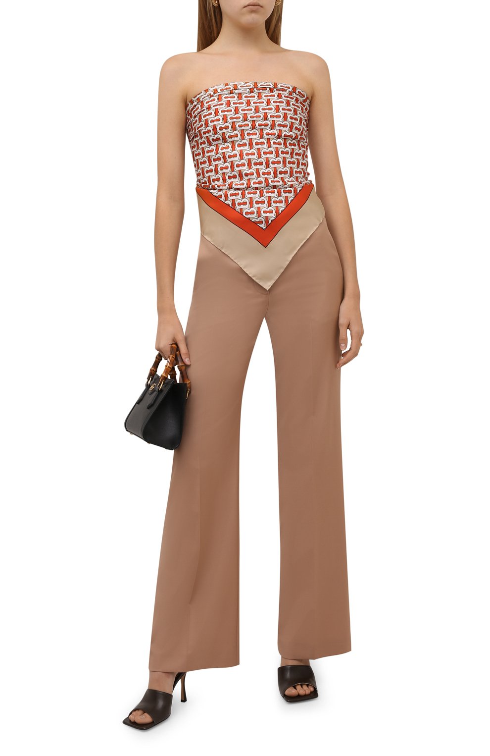 Шелковый платок BURBERRY, арт. 8015511, фото 2