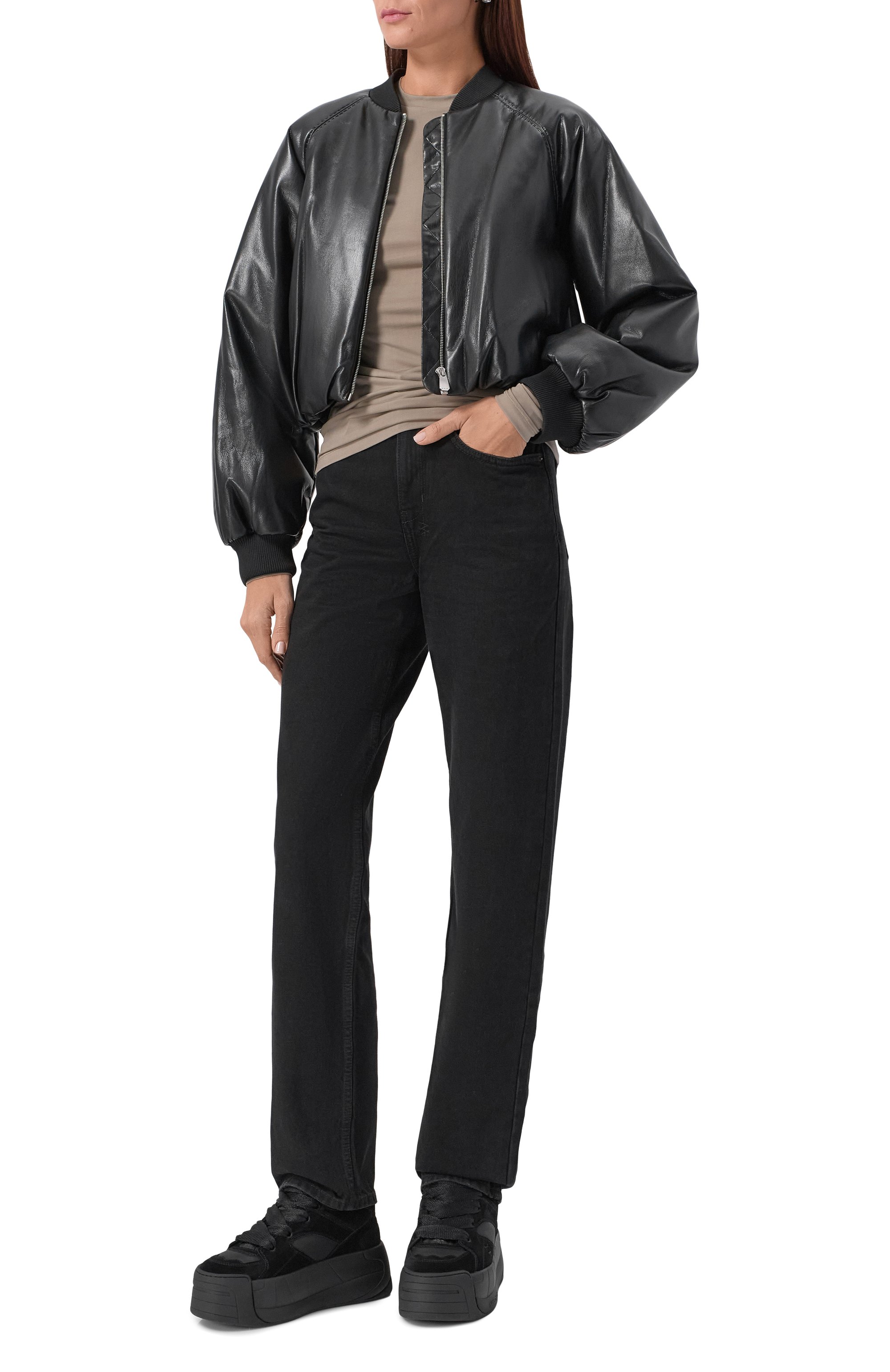 Комбинированные кеды snatch NAKED WOLFE, арт. SNATCH/SUEDE, фото 3