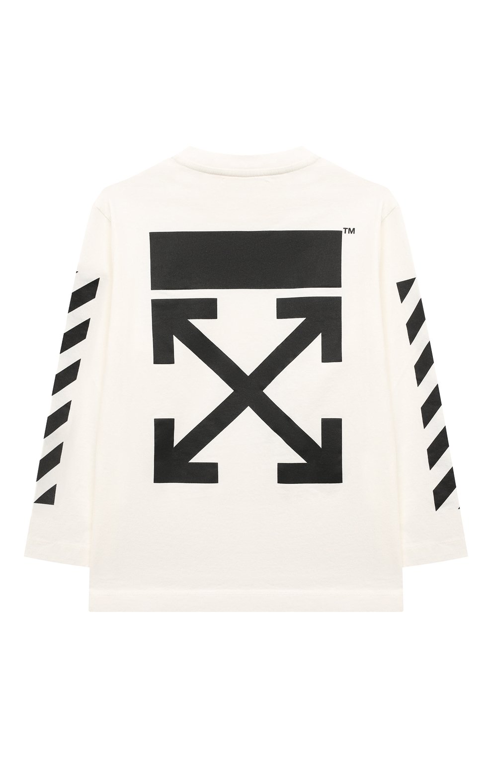 Хлопковый лонгслив OFF-WHITE, арт. 0BAB001F23JER001, фото 2