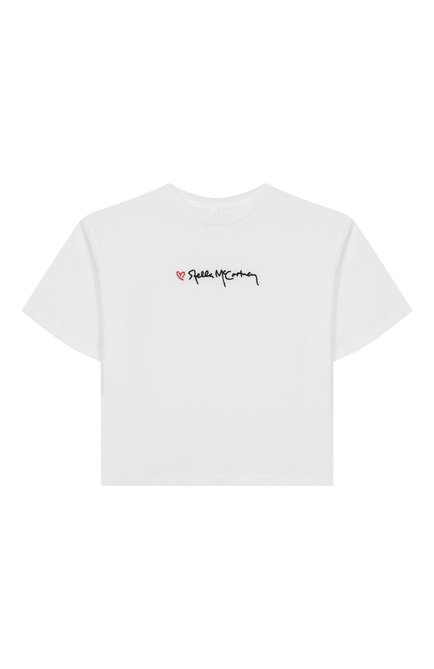 Хлопковая футболка STELLA MCCARTNEY, арт. TX8C51