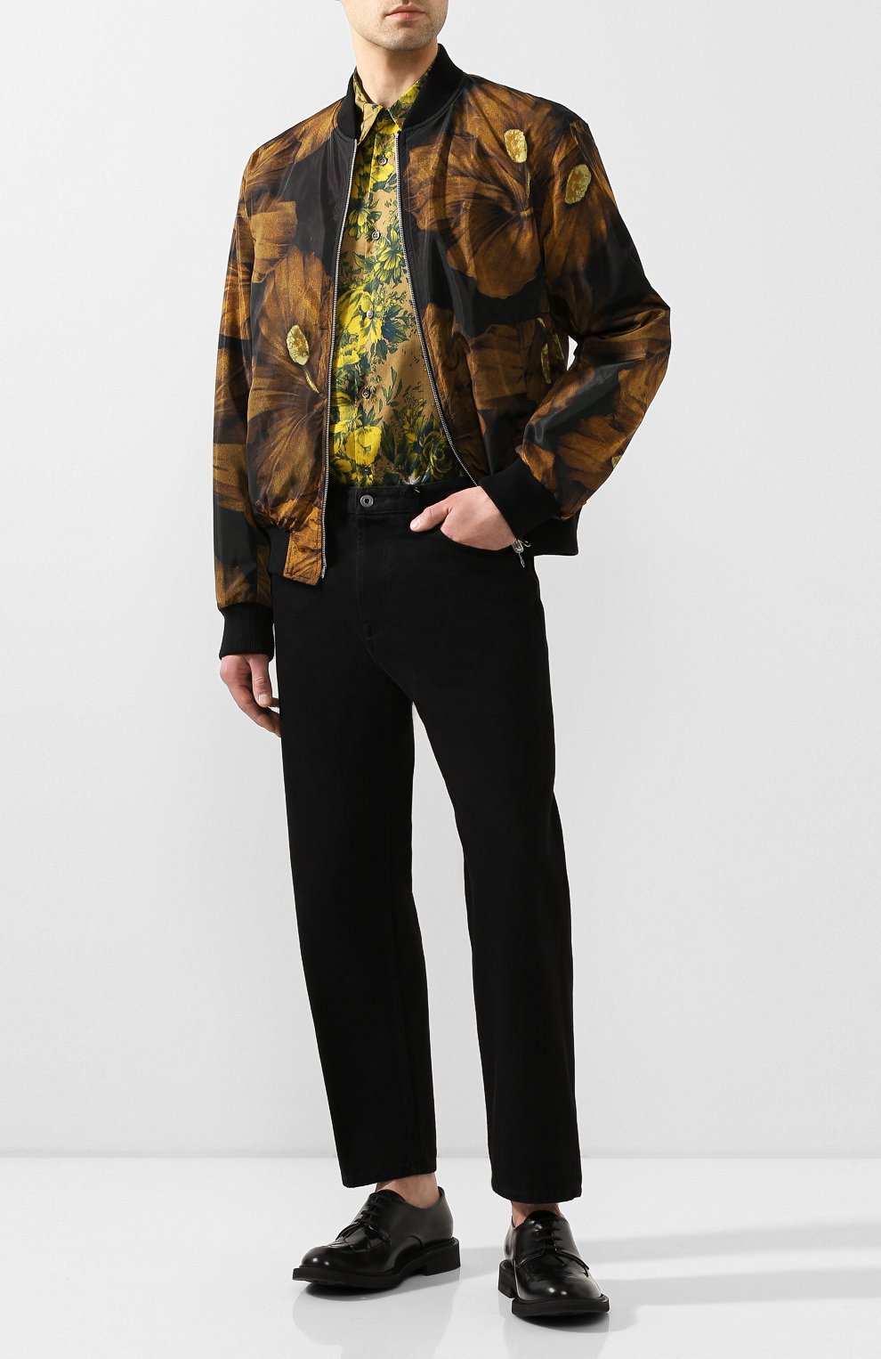 Рубашка из вискозы DRIES VAN NOTEN бежевого цвета по цене 46550 руб., арт. 201-20734-9078, фото 2 Рубашка из вискозы DRIES VAN NOTEN, арт. 201-20734-9078, фото 2