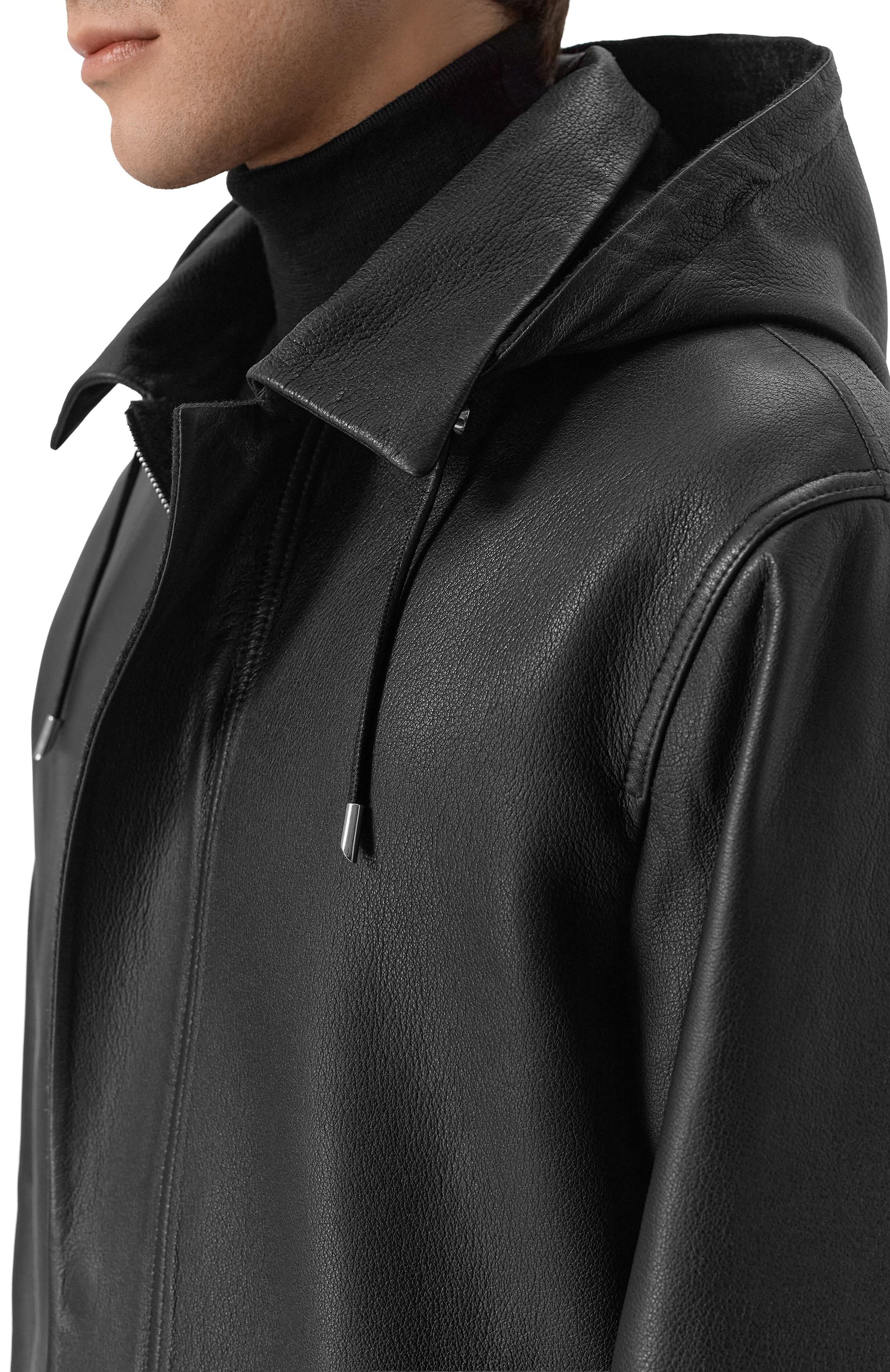 Кожаная парка MVST, арт. M25.1PM.C003*/BIG SIZE/CERV0 SILKY, фото 5