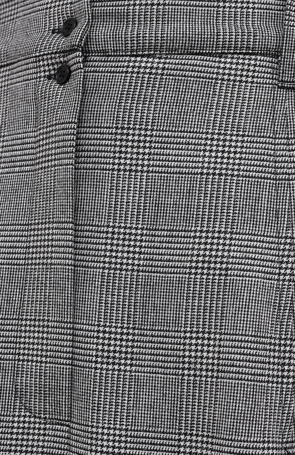 Шерстяная юбка VETEMENTS, арт. WAH21SK111 1205/BLACK/WHITE CHECK, фото 6