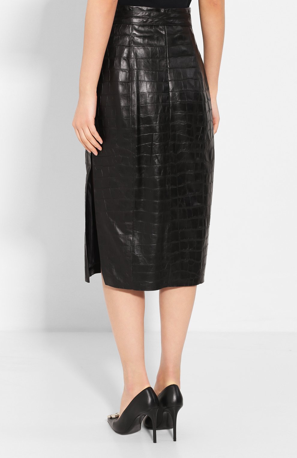 Кожаная юбка DROME, арт. DPD1796P/D1806P, фото 4