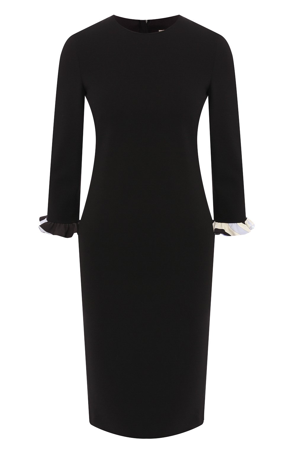 Платье из вискозы EMILIO PUCCI черного цвета по цене 69900 руб., арт. 9URH01/9U624, фото 1 Платье из вискозы EMILIO PUCCI, арт. 9URH01/9U624, фото 1
