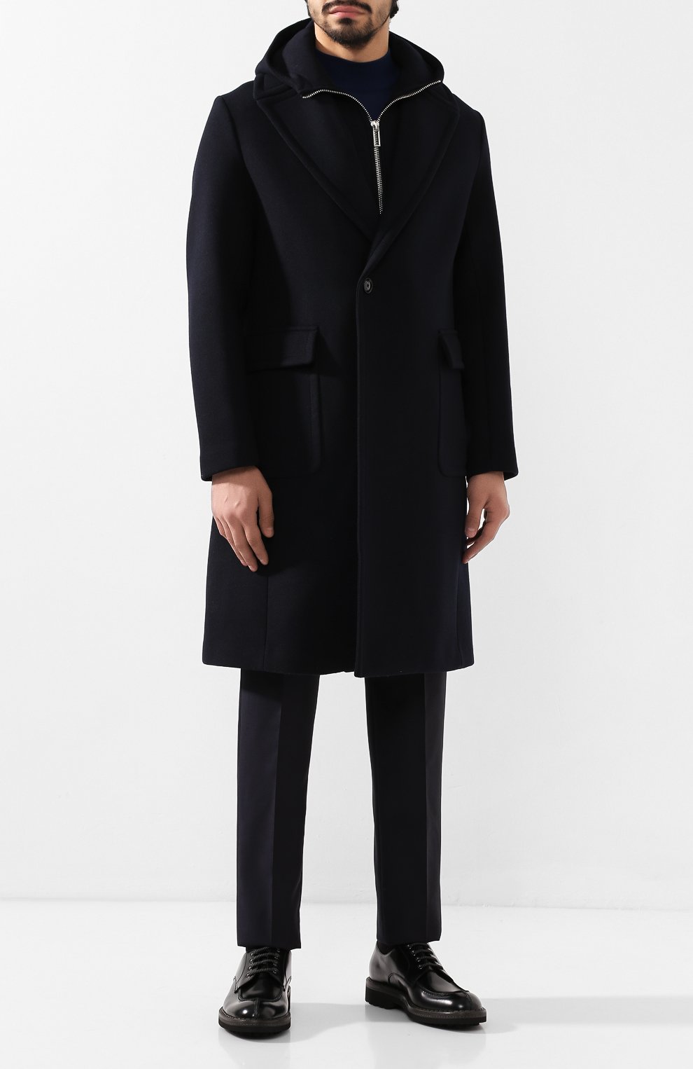 Шерстяное пальто EMPORIO ARMANI, арт. 6G1LP2/1NIPZ, фото 2