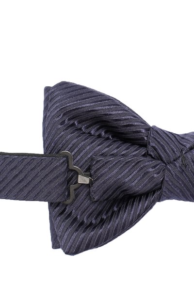 Шелковый галстук-бабочка TOM FORD темно-синего цвета по цене 21950 руб., арт. 2TF07/4CH, фото 3 Шелковый галстук-бабочка TOM FORD, арт. 2TF07/4CH, фото 3