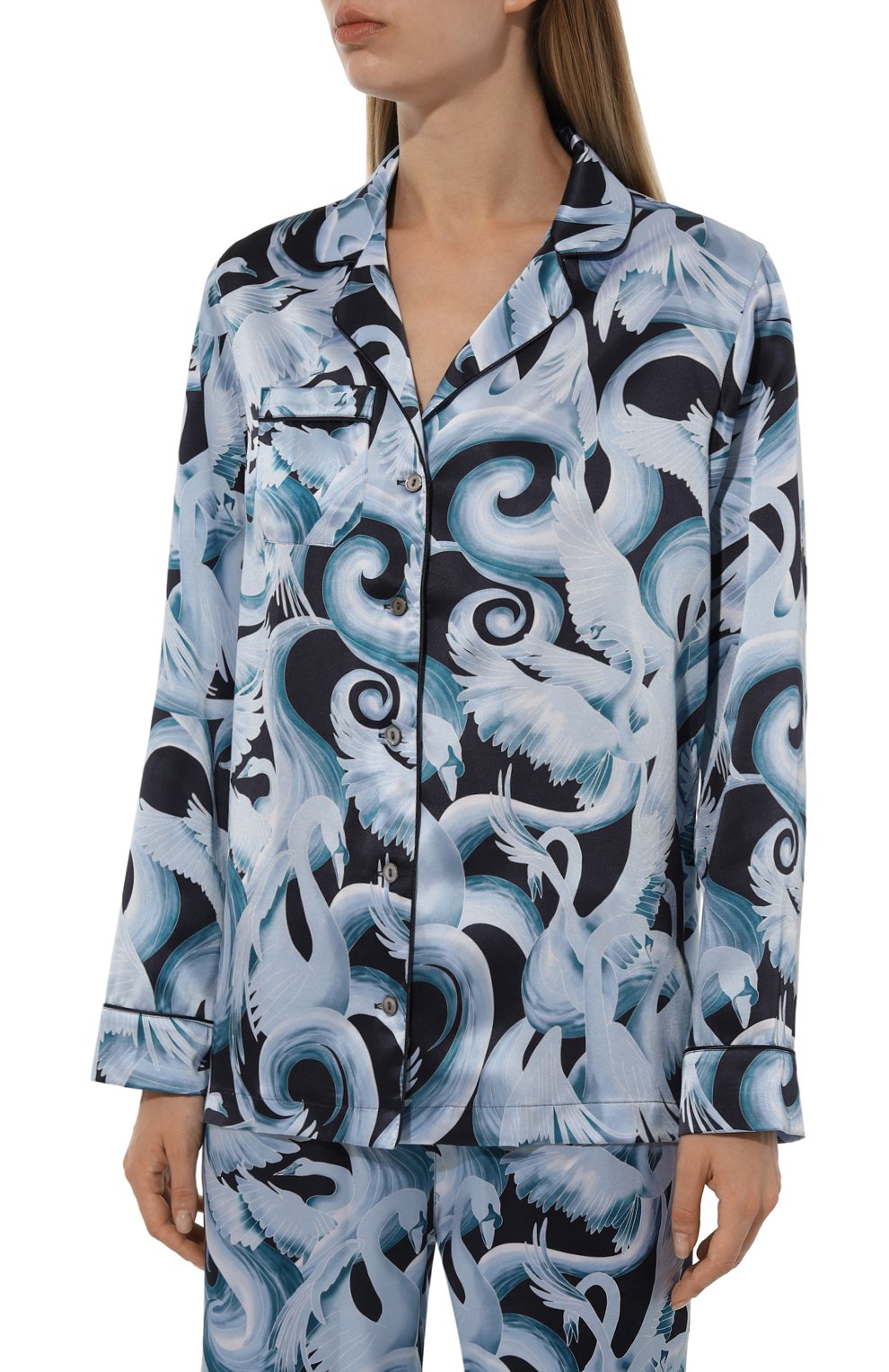 Шелковая пижама DEREK ROSE, арт. 2050-BRIN104, фото 3