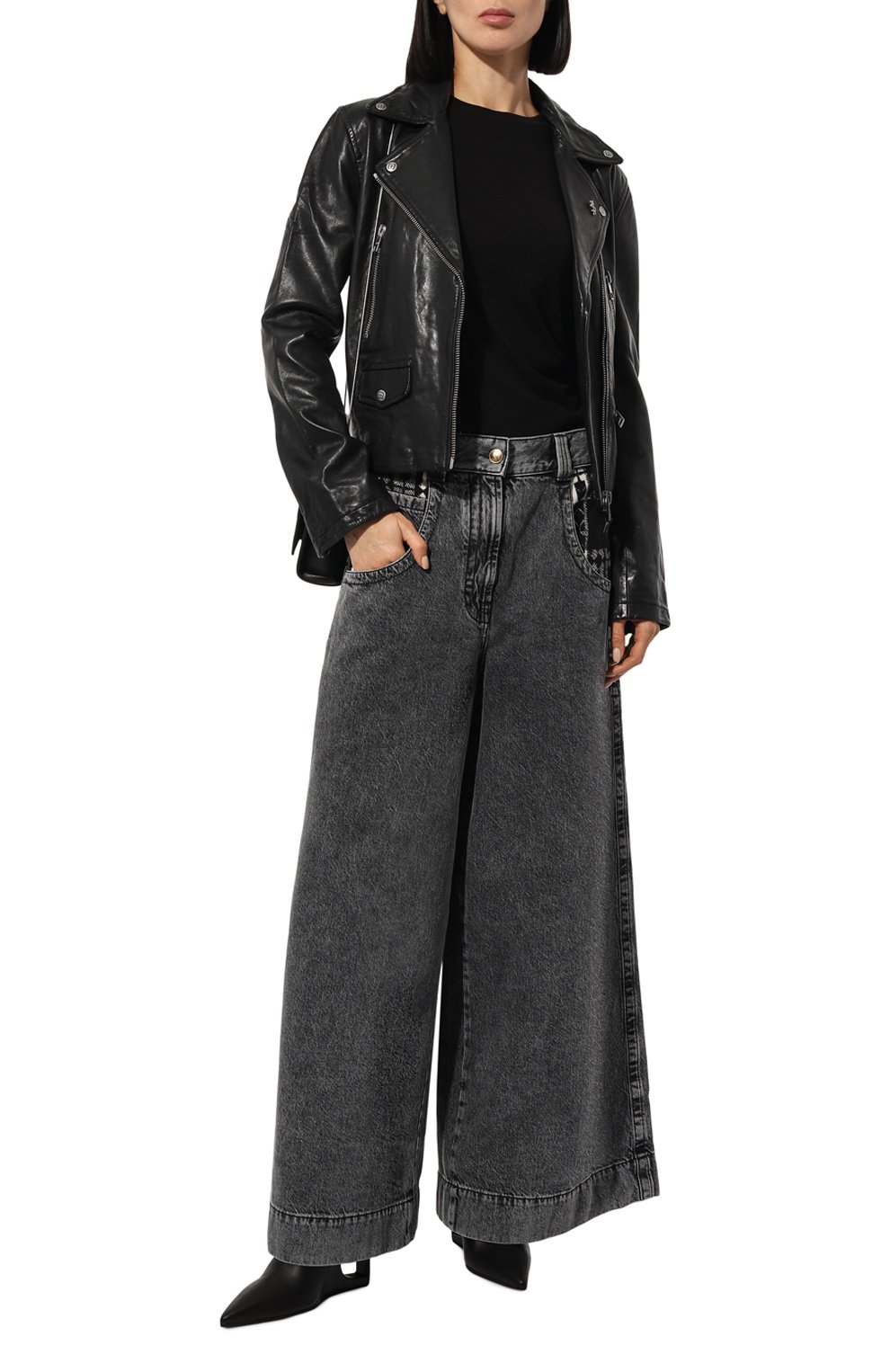 Джинсы PALM ANGELS, арт. PWYB037F24DEN001, фото 2