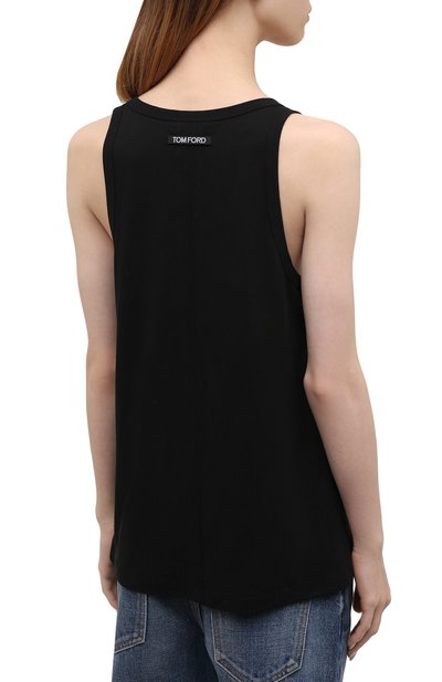 Хлопковая майка TOM FORD, арт. TSJ459-FAX262, фото 4