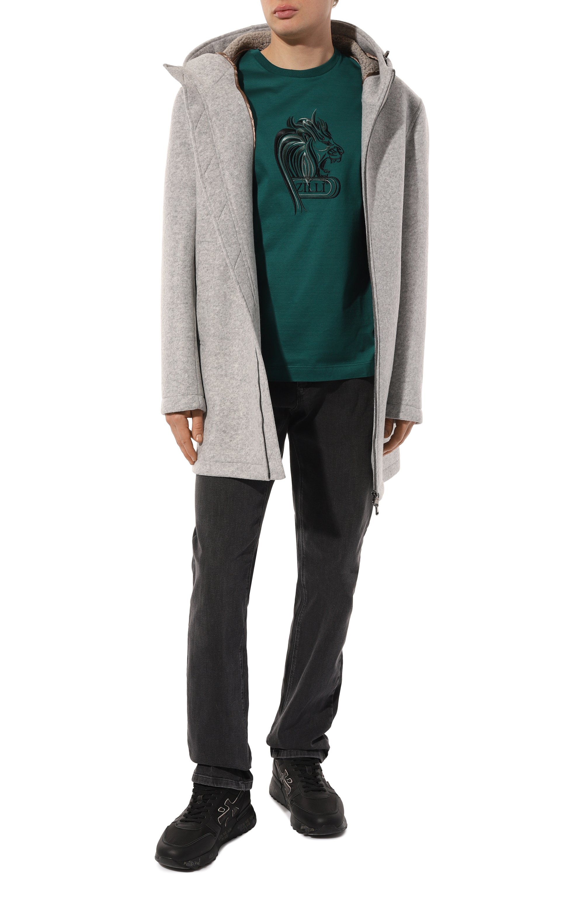 Хлопковая футболка ZILLI, арт. TSR02FM0110VBLE00, фото 2