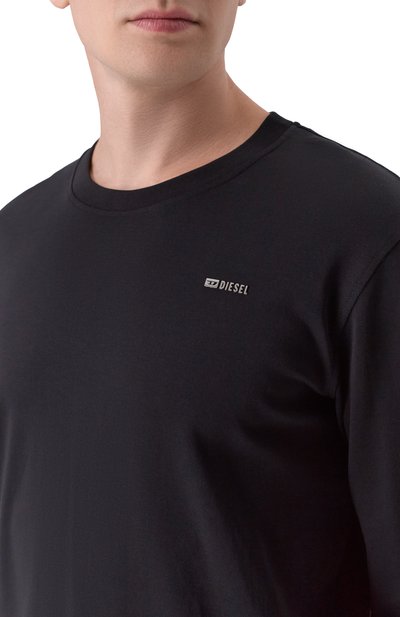 Хлопковый лонгслив DIESEL, арт. A20783/0AIJU, фото 5