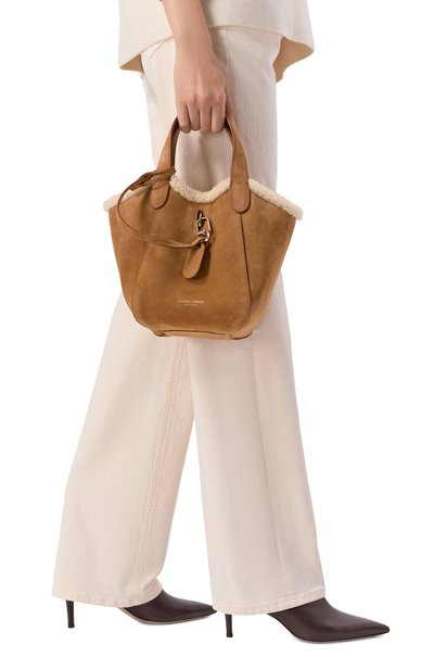 Сумка GIORGIO ARMANI коричневого цвета по цене 299500 руб., арт. GW000820/AF20679, фото 2 Сумка GIORGIO ARMANI, арт. GW000820/AF20679, фото 2