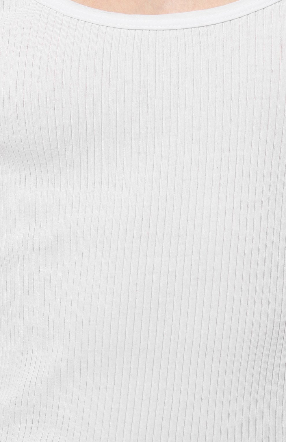 Хлопковая майка JAMES PERSE белого цвета по цене 20600 руб., арт. WRTJ3635/WHT, фото 5 Хлопковая майка JAMES PERSE, арт. WRTJ3635/WHT, фото 5