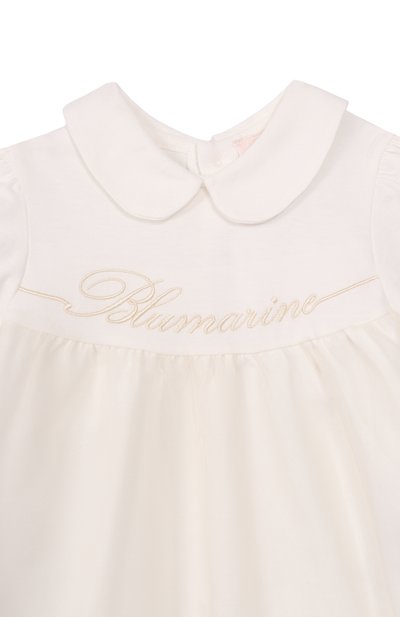 Хлопковый песочник BLUMARINE кремового цвета по цене 18150 руб., арт. BNPG0070/JF031, фото 3 Хлопковый песочник BLUMARINE, арт. BNPG0070/JF031, фото 3