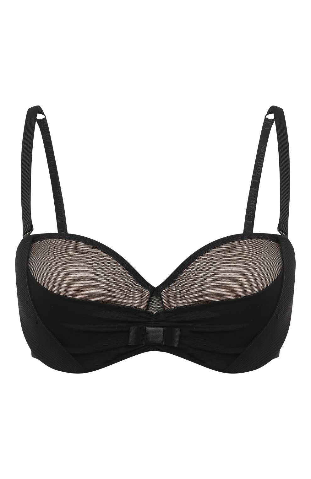 Бюстгальтер с плотной чашкой CHANTAL THOMASS черного цвета по цене 18640 руб., арт. T230114, фото 1 Бюстгальтер с плотной чашкой CHANTAL THOMASS, арт. T230114, фото 1