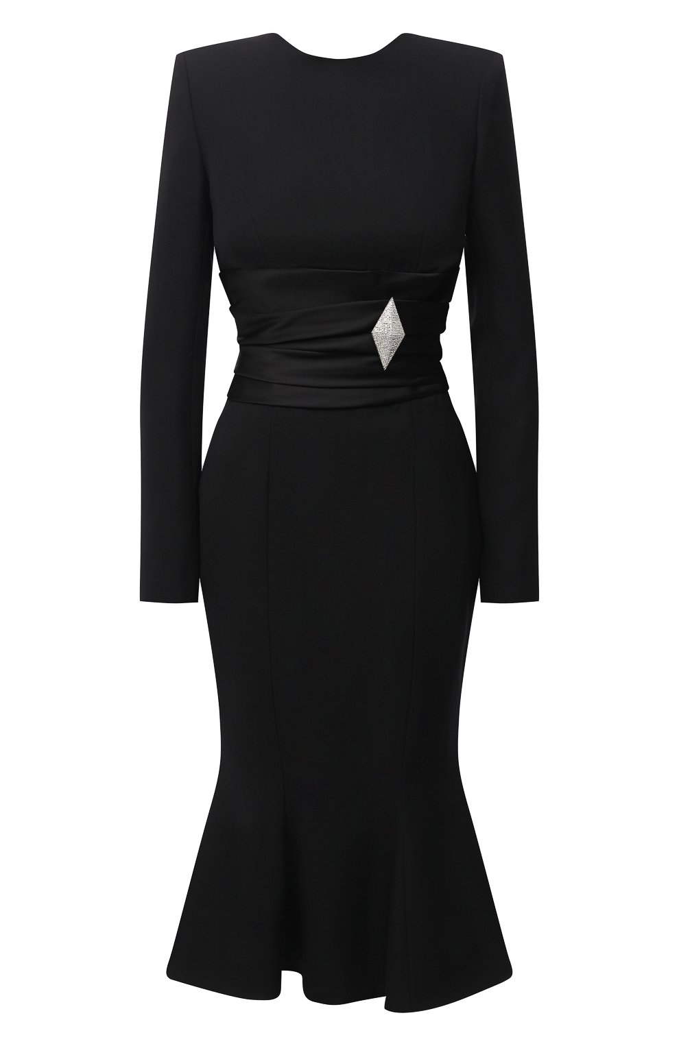 Шерстяное платье ALEXANDRE VAUTHIER черного цвета по цене 278000 руб., арт. 204DR1361 0193-1106, фото 1 Шерстяное платье ALEXANDRE VAUTHIER, арт. 204DR1361 0193-1106, фото 1